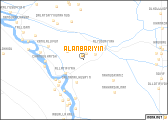 map of Al ‘Anbārīyīn