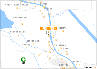 map of Al ‘Anbarī