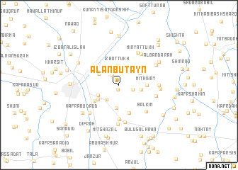 map of Al Anbūţayn