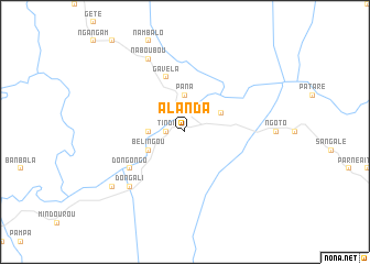 map of Alanda