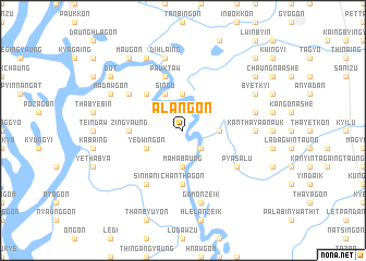 map of Alangon