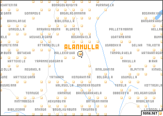 map of Alanmulla