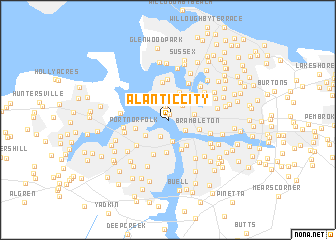 map of Alantic City