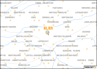 map of Alan