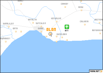 map of Alan