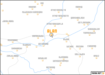 map of Ālān