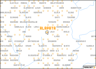 map of Alapata