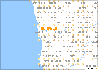 map of Alapela