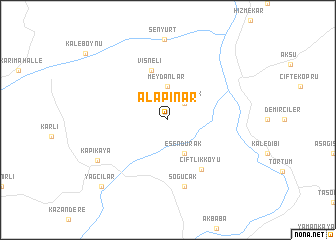 map of Alapınar