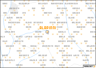 map of Alapinni