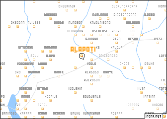 map of Alapoti
