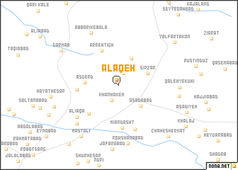 map of ‘Alāqeh