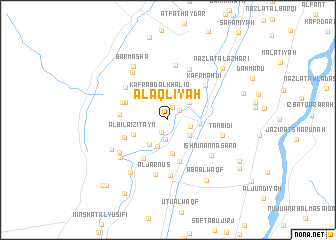 map of Al ‘Aqlīyah