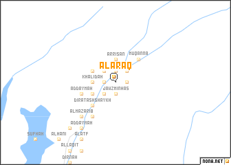 map of Al ‘Arāq