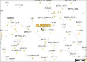 map of Al ‘Arashī