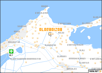 map of Al Arba‘ ‘Izab