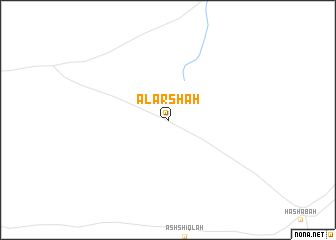 map of Al ‘Arshah