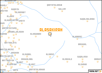 map of Al ‘Asākirah