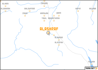 map of Al Ashrāf