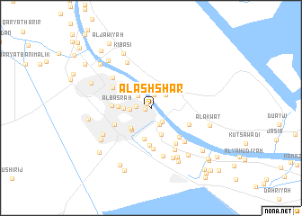 map of Al ‘Ashshār