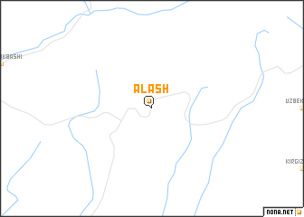 map of Alash