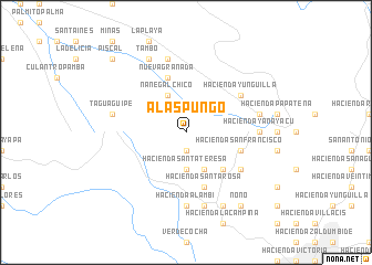 map of Alaspungo