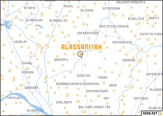 map of Al ʼassānīyah