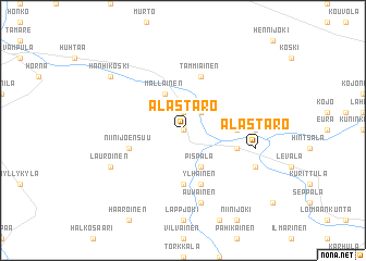 map of Alastaro