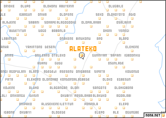 map of Alateko
