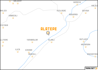 map of Alatepe