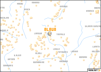 map of Alaua