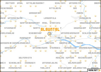 map of Alauntal