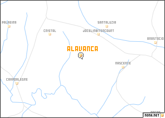 map of Alavanca