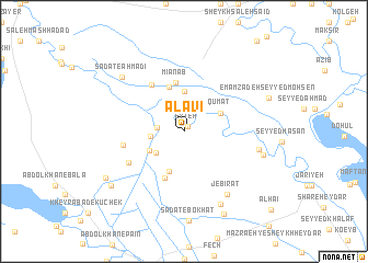 map of Alāvī