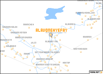 map of ‘Alāvoneh-ye Fāy