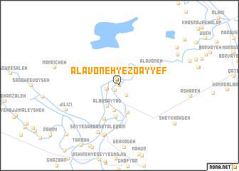 map of ‘Alāvoneh-ye Zo‘ayyef