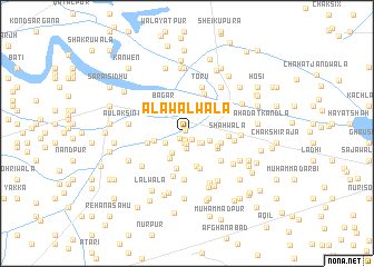 map of Alāwalwāla