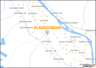 map of Al ‘Awāmir Baḩrī