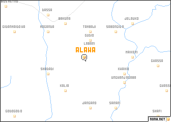 map of Alawa