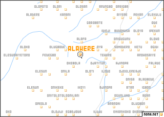 map of Alawere