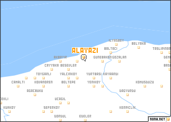 map of Alayazı
