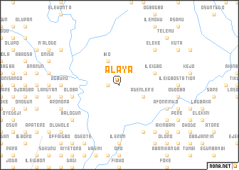 map of Alaya