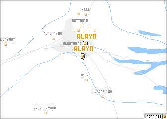 map of Al ‘Ayn