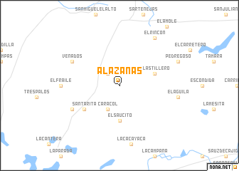 map of Alazanas