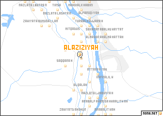 map of Al ‘Azīzīyah