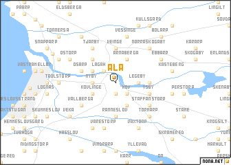 map of Ala