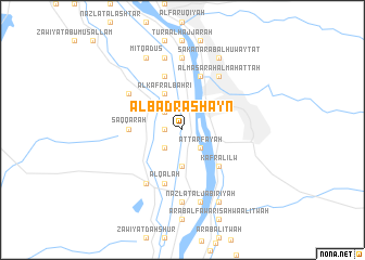 map of Al Badrashayn
