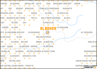 map of Al Baḩrā