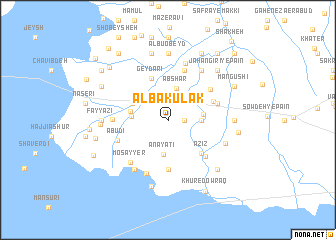 map of Al Bakūlak
