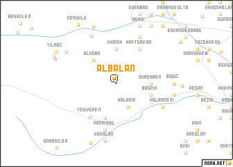 map of Albalān